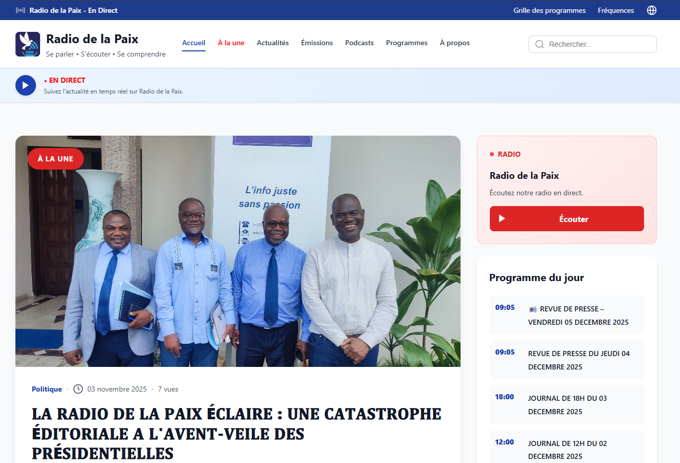 Radio de la Paix